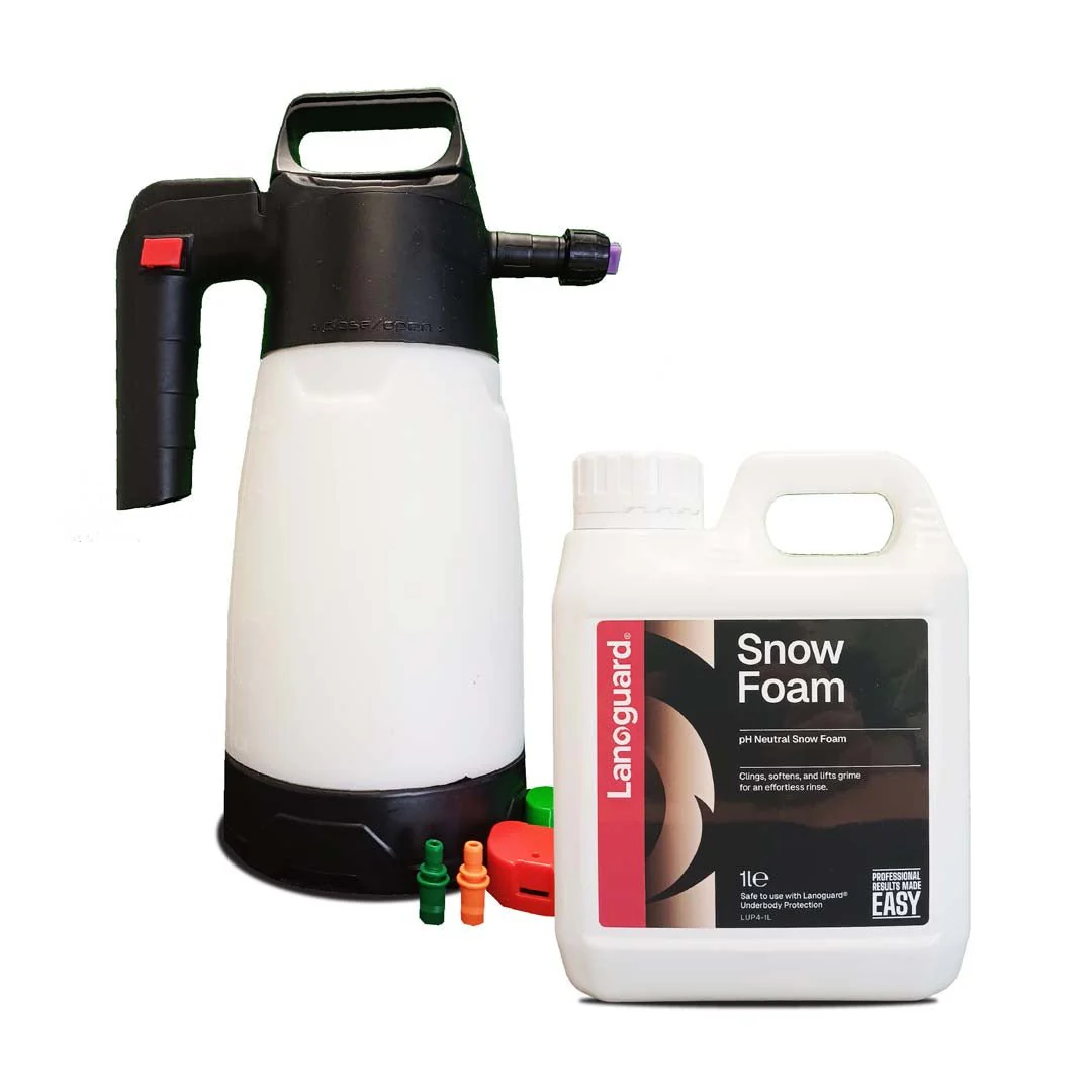 Lanoguard Snow Foam Hand Pump Bundle