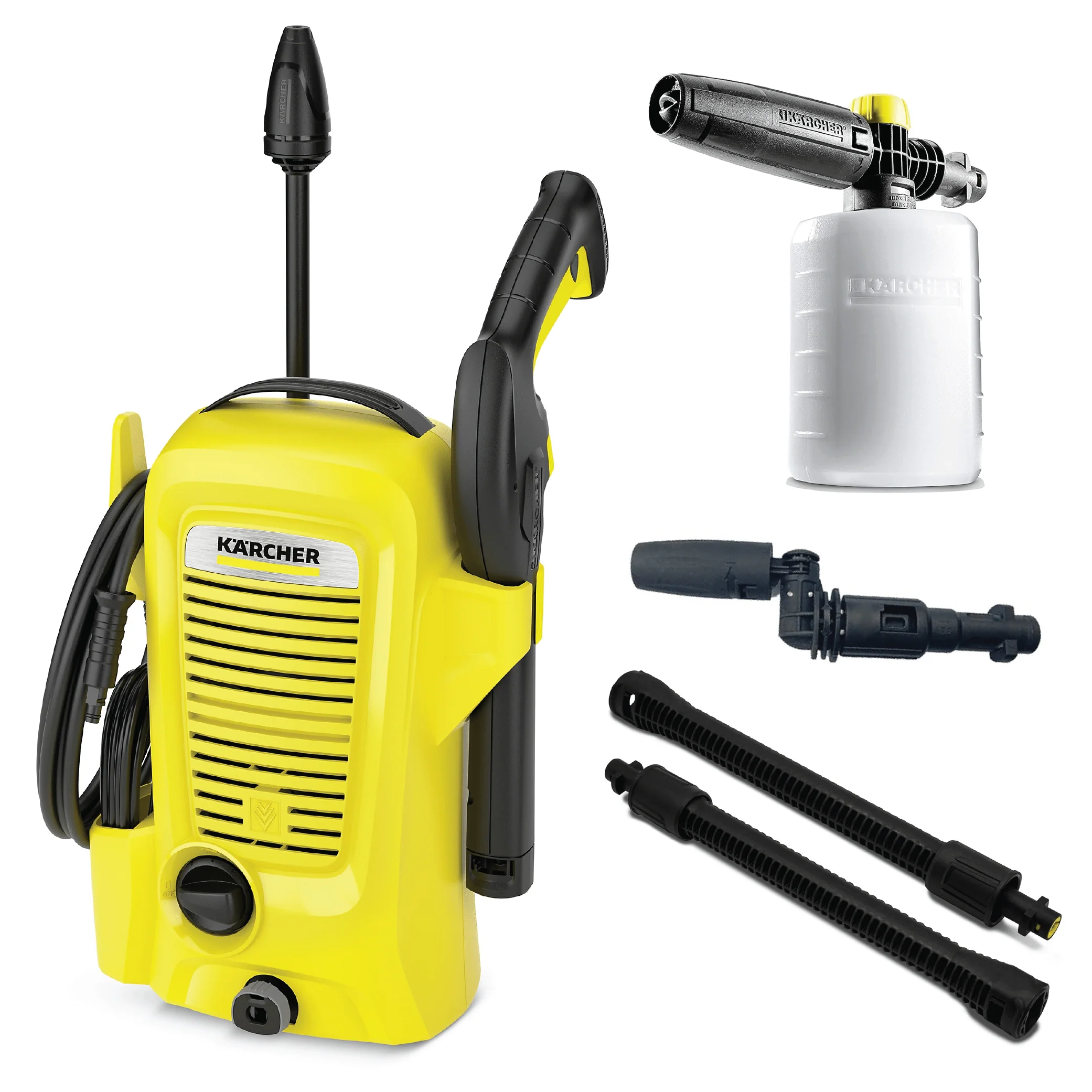 Kärcher K2 Pressure Washer with Complete Car Care Accessories
